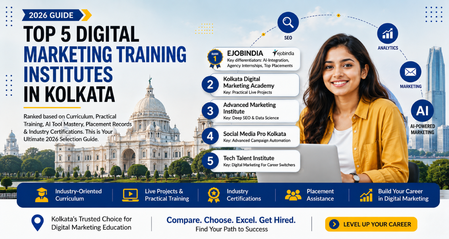 Top 5 Digital Marketing Training Institutes in Kolkata in 2026
